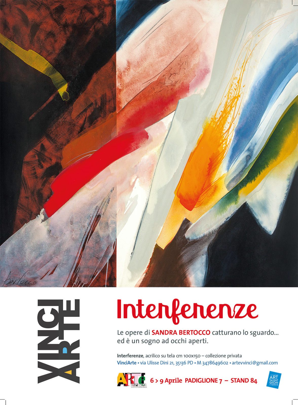 IMMAGINE DELL'OPERA INTERFERENZE DISEGNATA DALL'ARTISTA SANDRA BERTOCCO