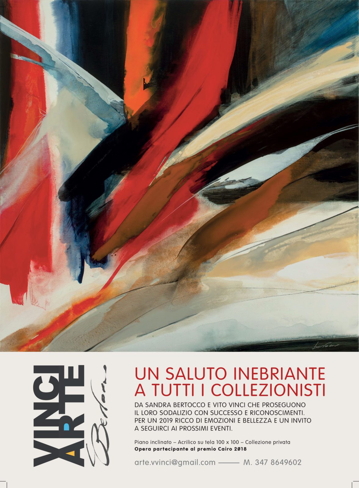 Immagine dell'opera Piano inclinato dell'artista Sandra Bertocco